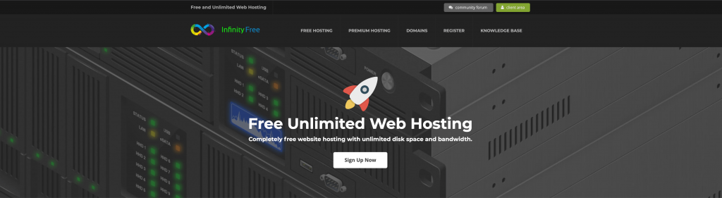 InfinityFree provides one of the best free website hosting services on the market according to Nexym.