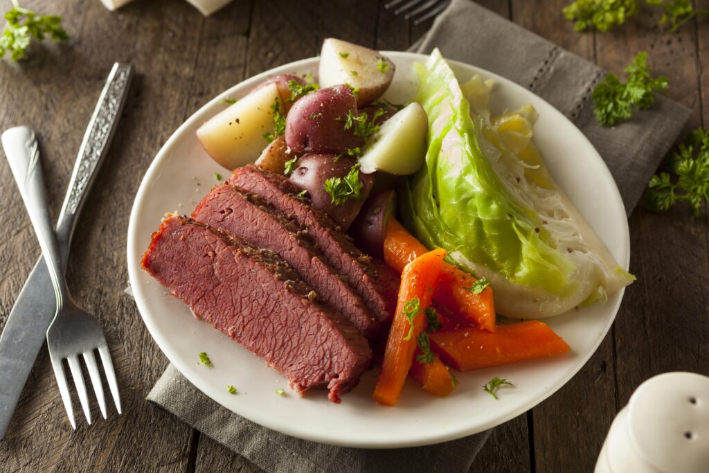 Perfect corned beef and cabbage recipe.