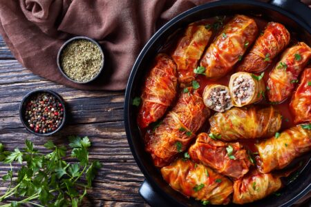 Learn how to make cabbage rolls. This recipe will show you step-by-step how to make cabbage rolls, including the ingredients and how to prepare them.