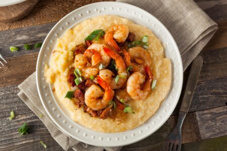 This is the best Southern shrimp and grits recipe. It's a great way to serve grits and shrimp for your next party or family gathering!