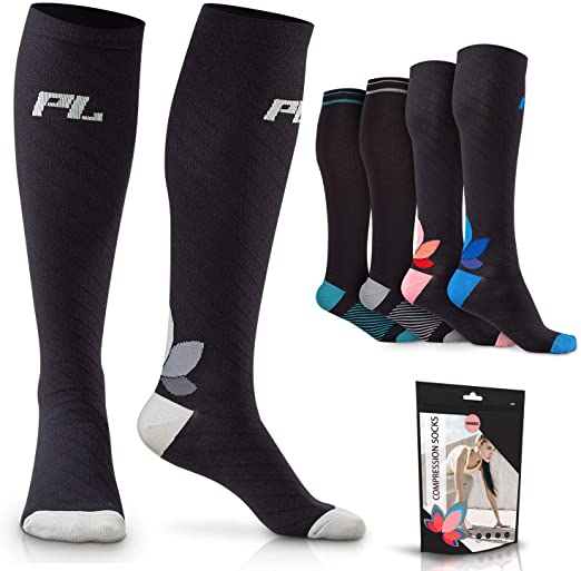 Compression socks for travel are designed to provide additional support, help reduce muscle fatigue, and wick moisture away from your feet, ankles and legs.