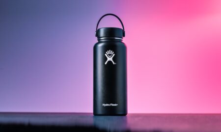 Hydro Flask is a popular brand of stainless steel water bottle that you can take with you anywhere. It’s leak-proof and easy to fill and clean.