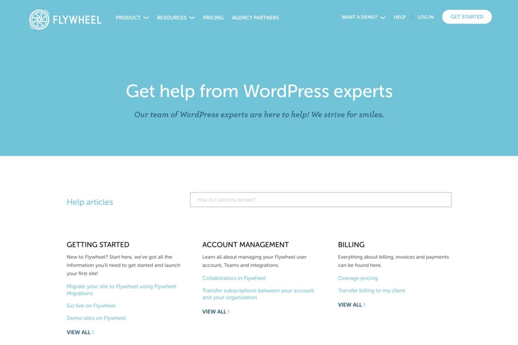 Flywheel is a fast-growing web host that offers high-performance WordPress hosting for agencies, designers, and developers.